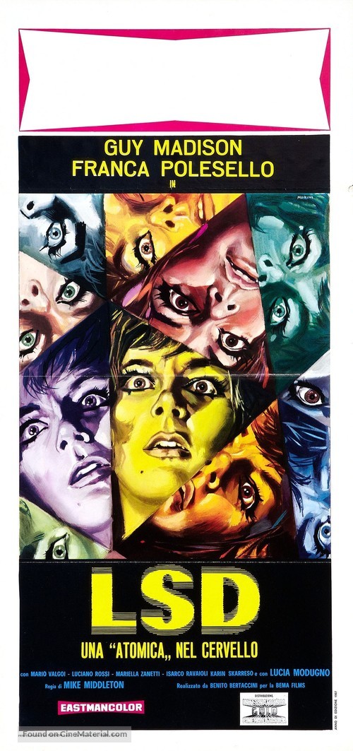 LSD - La droga del secolo - Italian Movie Poster