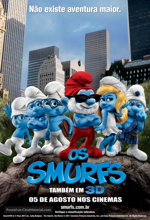 The Smurfs - Brazilian Movie Poster