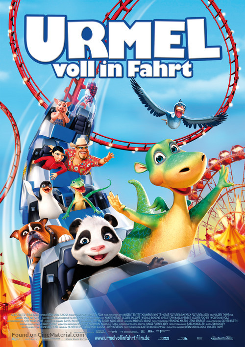 Urmel voll in Fahrt - German Movie Poster