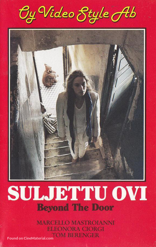 Oltre la porta - Finnish VHS movie cover
