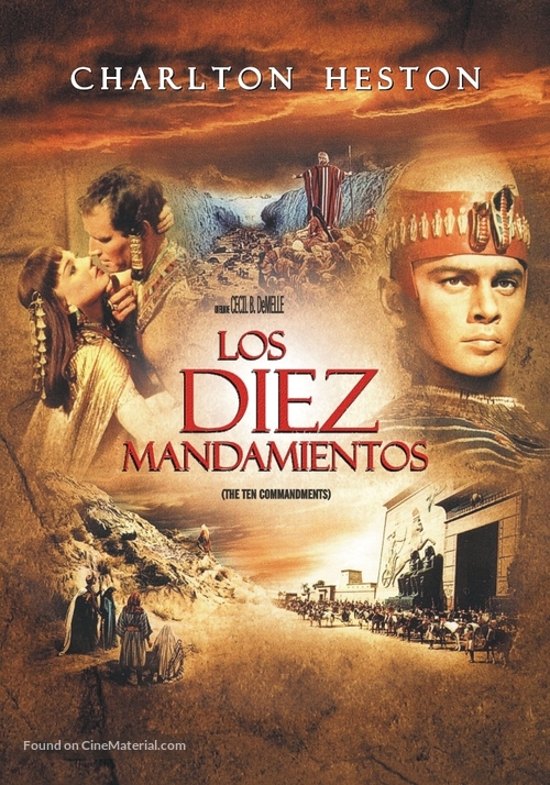 The Ten Commandments - Argentinian Movie Poster