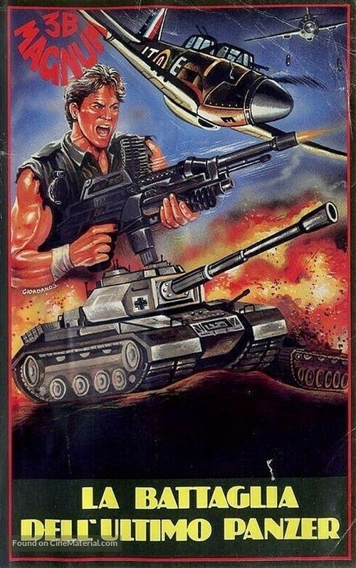 La battaglia dell&#039;ultimo panzer - Italian VHS movie cover