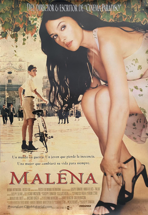 Mal&egrave;na - Mexican Movie Poster