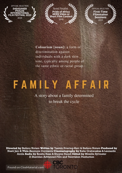 Family Affair - Canadian Movie Poster