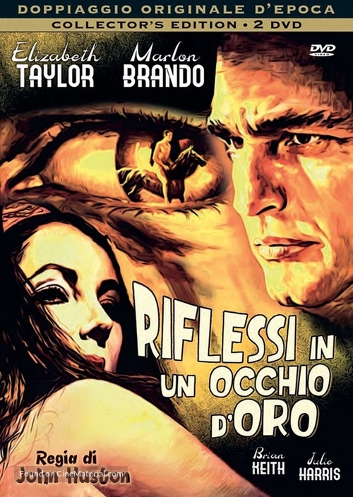 Reflections in a Golden Eye - Italian DVD movie cover