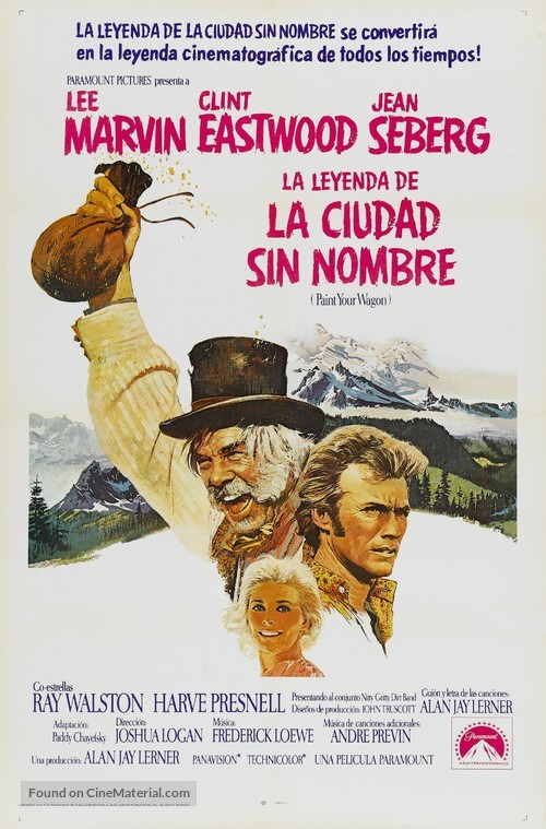 Paint Your Wagon - Spanish Movie Poster