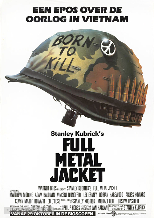 Full Metal Jacket - Dutch Movie Poster