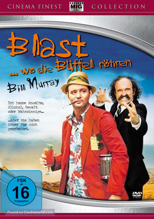 Where the Buffalo Roam - German Movie Cover