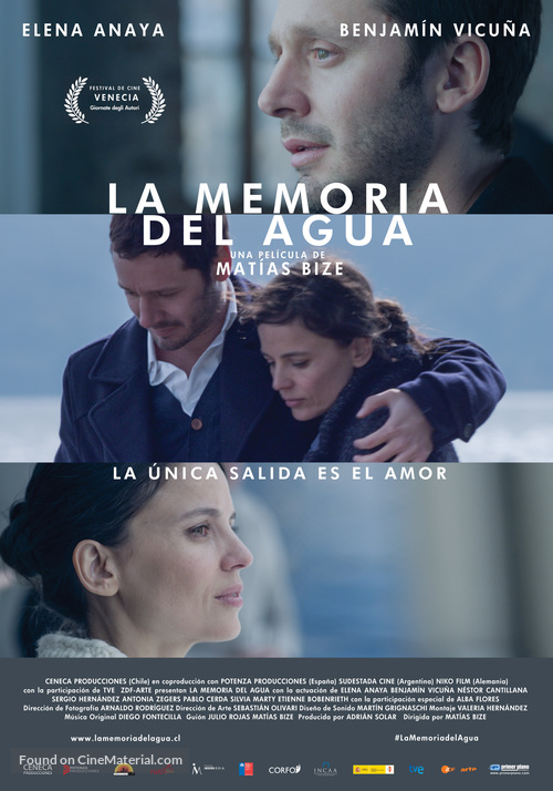 La memoria del agua - Argentinian Movie Poster