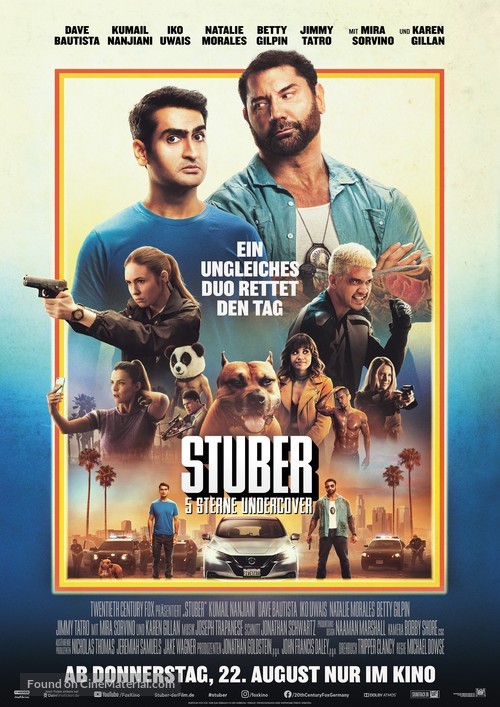 Stuber - German Movie Poster