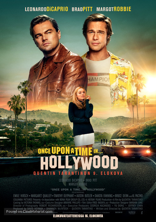 Once Upon a Time in Hollywood - Finnish Movie Poster