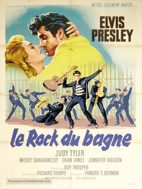 Jailhouse Rock - French Movie Poster