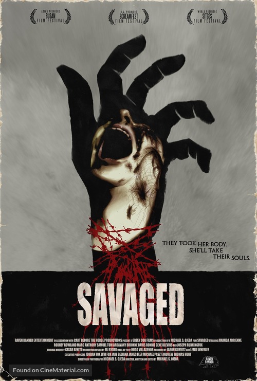 Savaged - Canadian Movie Poster