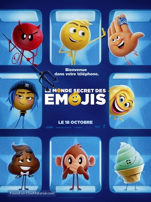 The Emoji Movie - French Movie Poster