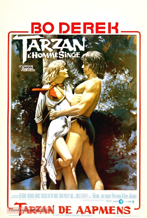 Tarzan, the Ape Man - Belgian Movie Poster