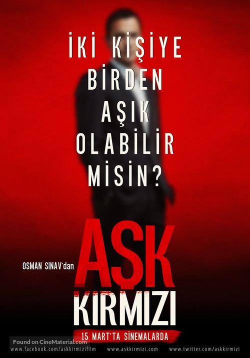 Ask Kirmizi - Turkish Movie Poster