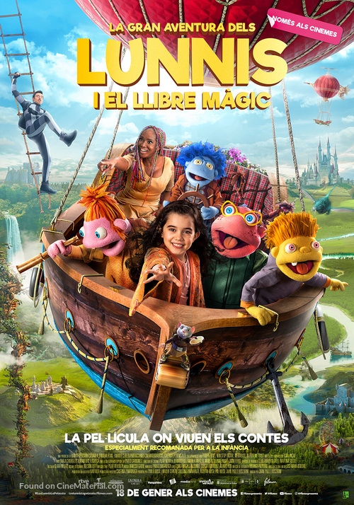 La gran aventura de Los Lunnis y el Libro M&aacute;gico - Andorran Movie Poster