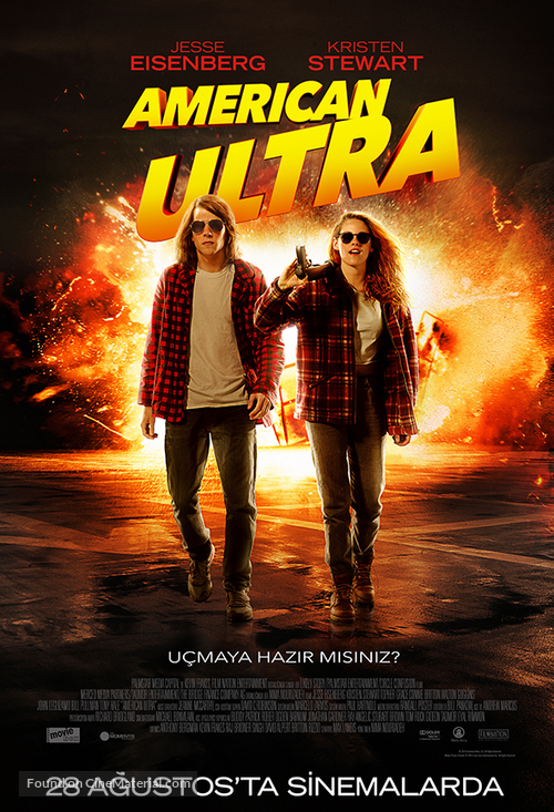 American Ultra - Turkish Movie Poster