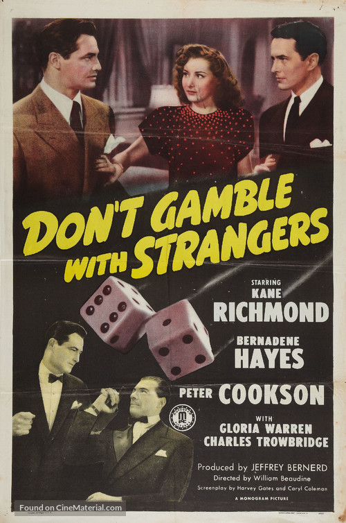 Don&#039;t Gamble with Strangers - Movie Poster