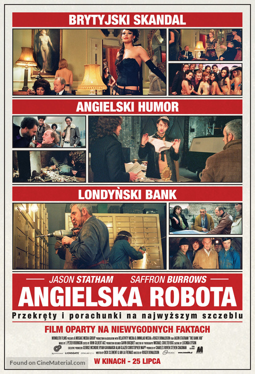 The Bank Job - Polish Movie Poster
