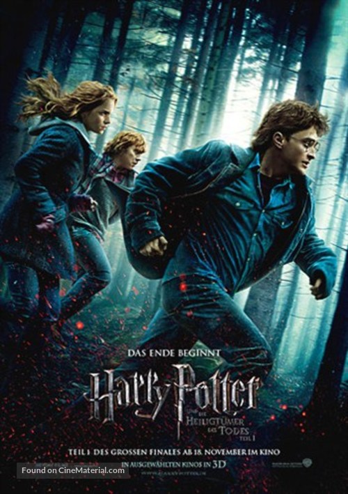 Harry Potter and the Deathly Hallows - Part 1 - German Movie Poster