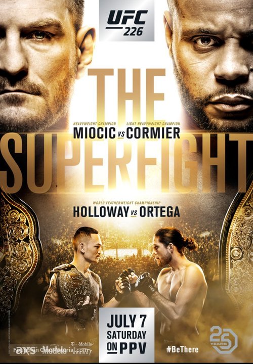 UFC 226: Miocic vs. Cormier - Movie Poster