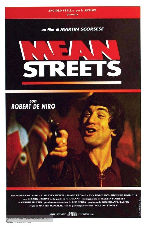 Mean Streets - Italian Movie Poster