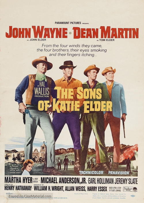 The Sons of Katie Elder - Movie Poster