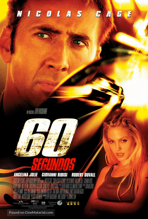 Gone In 60 Seconds - Spanish Movie Poster