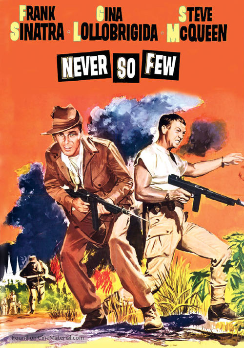 Never So Few - DVD movie cover