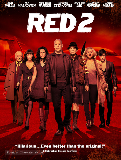 RED 2 - DVD movie cover
