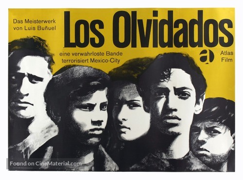 Los olvidados - German Movie Poster