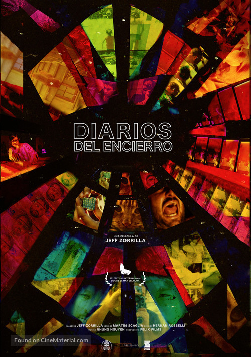 Diarios del encierro - Argentinian Movie Poster