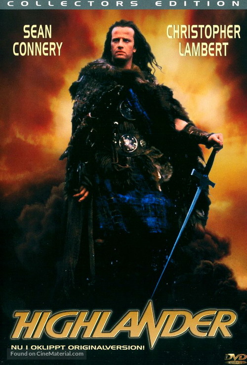 Highlander - DVD movie cover