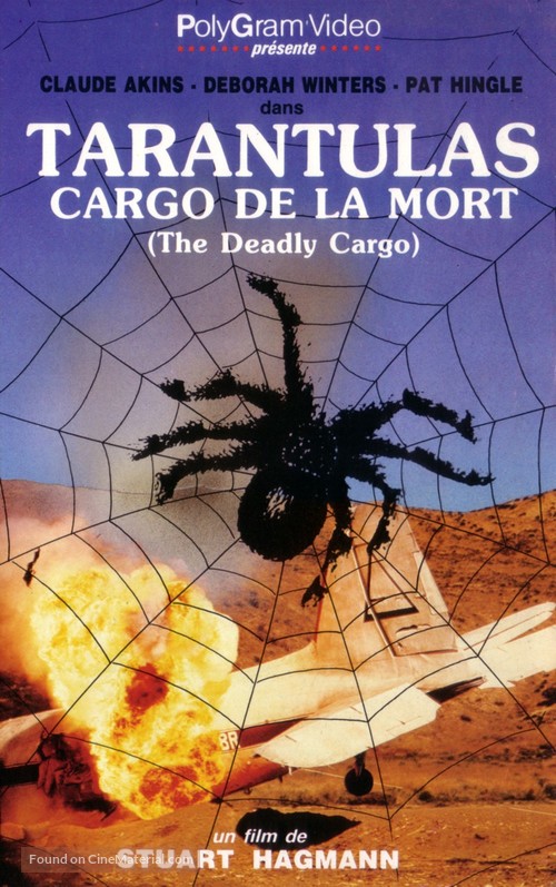 Tarantulas: The Deadly Cargo - French VHS movie cover