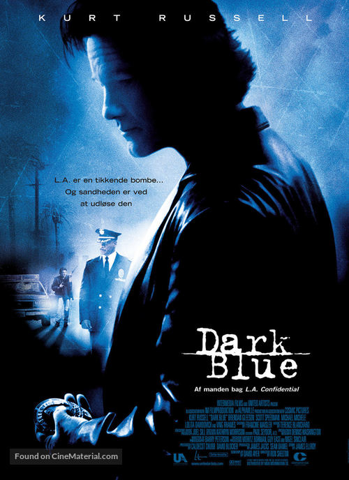 Dark Blue - Danish poster