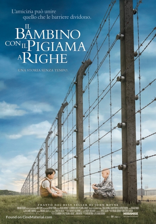 The Boy in the Striped Pyjamas - Italian Movie Poster