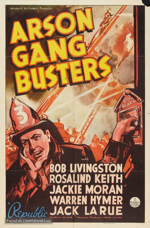 Arson Gang Busters - Movie Poster