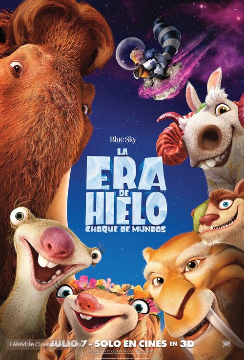 Ice Age: Collision Course - Argentinian Movie Poster