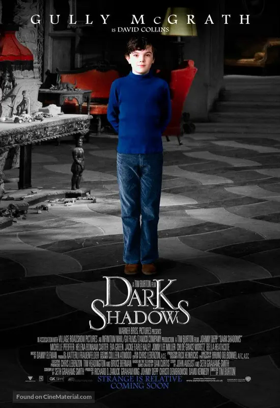 Dark Shadows - British Movie Poster