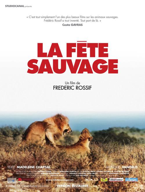 La f&ecirc;te sauvage - French Re-release movie poster