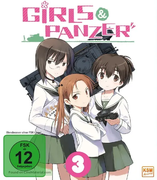 &quot;Girls und Panzer&quot; - German Blu-Ray movie cover