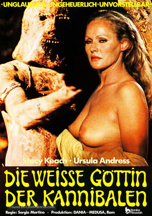 La montagna del dio cannibale - German Movie Poster