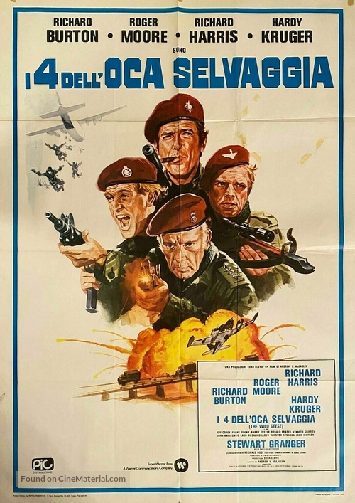 The Wild Geese - Italian Movie Poster