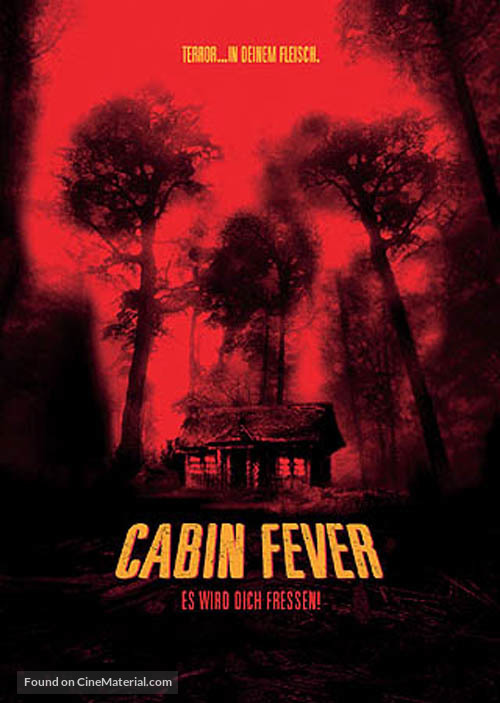Cabin Fever - German DVD movie cover