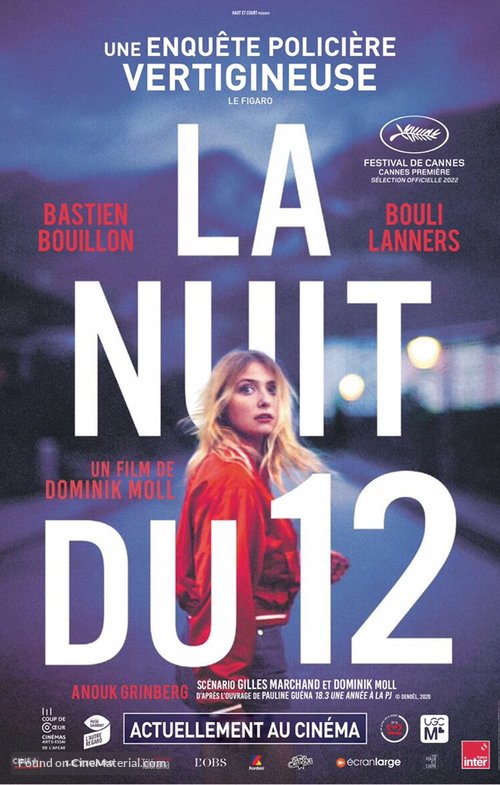 La nuit du 12 - French Movie Poster