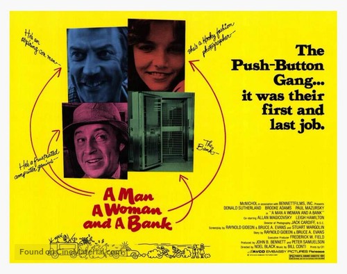 A Man, a Woman and a Bank - Movie Poster