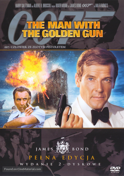 The Man With The Golden Gun - Polish Movie Cover