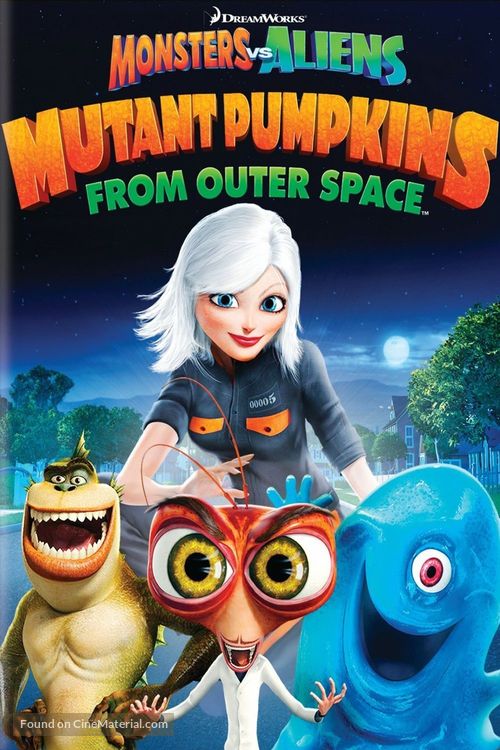 Monsters vs Aliens: Mutant Pumpkins from Outer Space - DVD movie cover