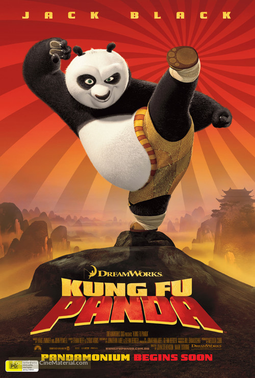 Kung Fu Panda - Australian Movie Poster
